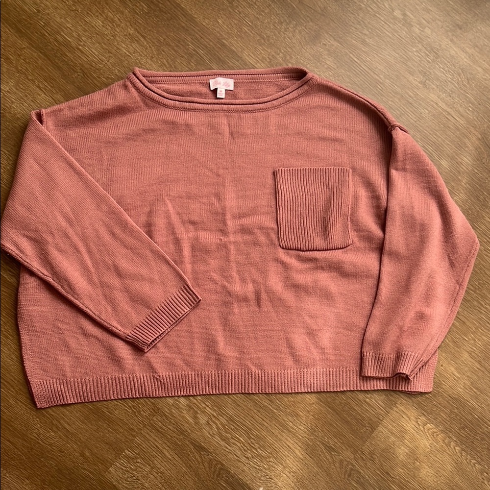 Pink Lilly Mauve Oversized Sweater (M)